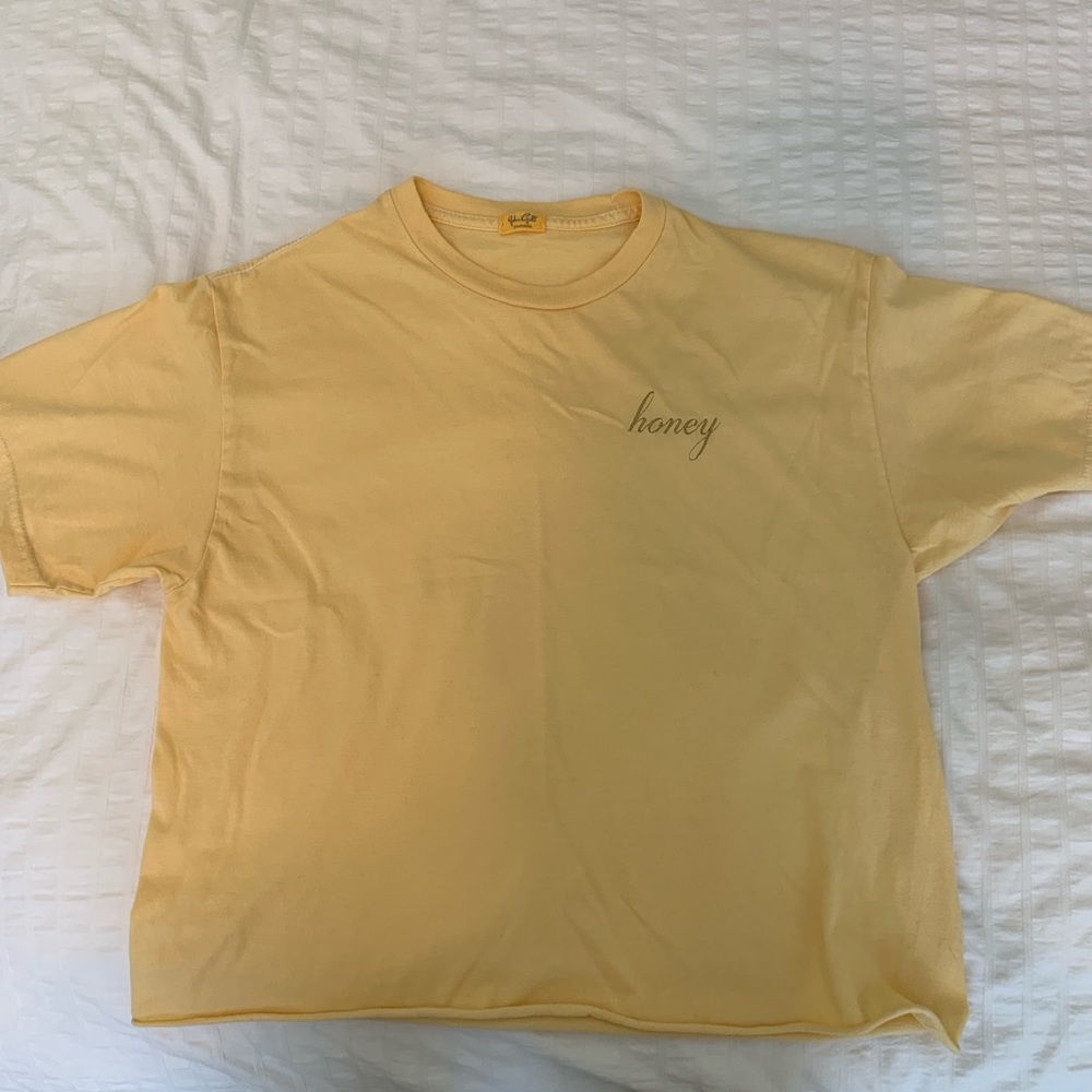 brandy melville honey shirt